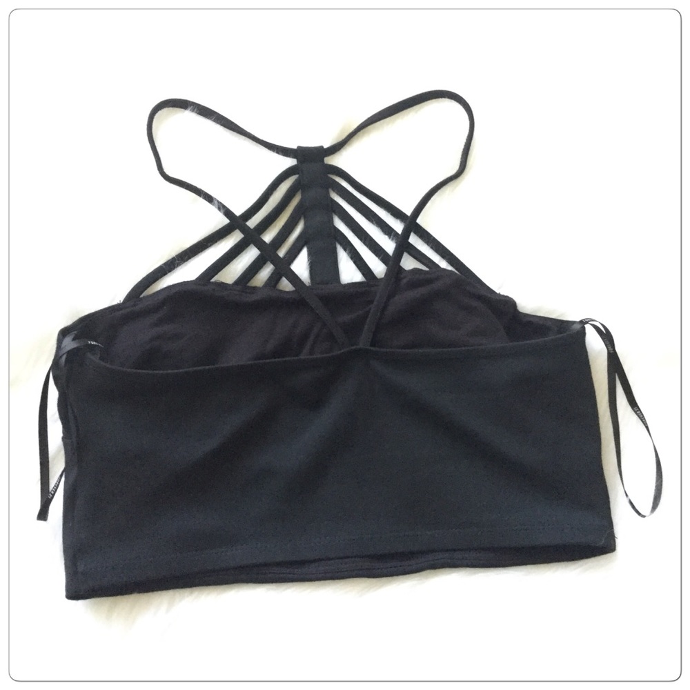 Black crop top